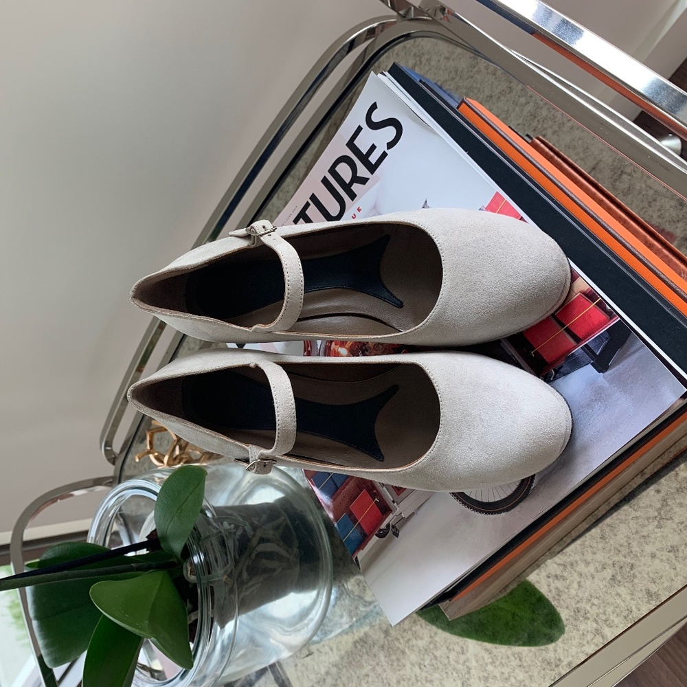 Marni suede chunky heel mary janes